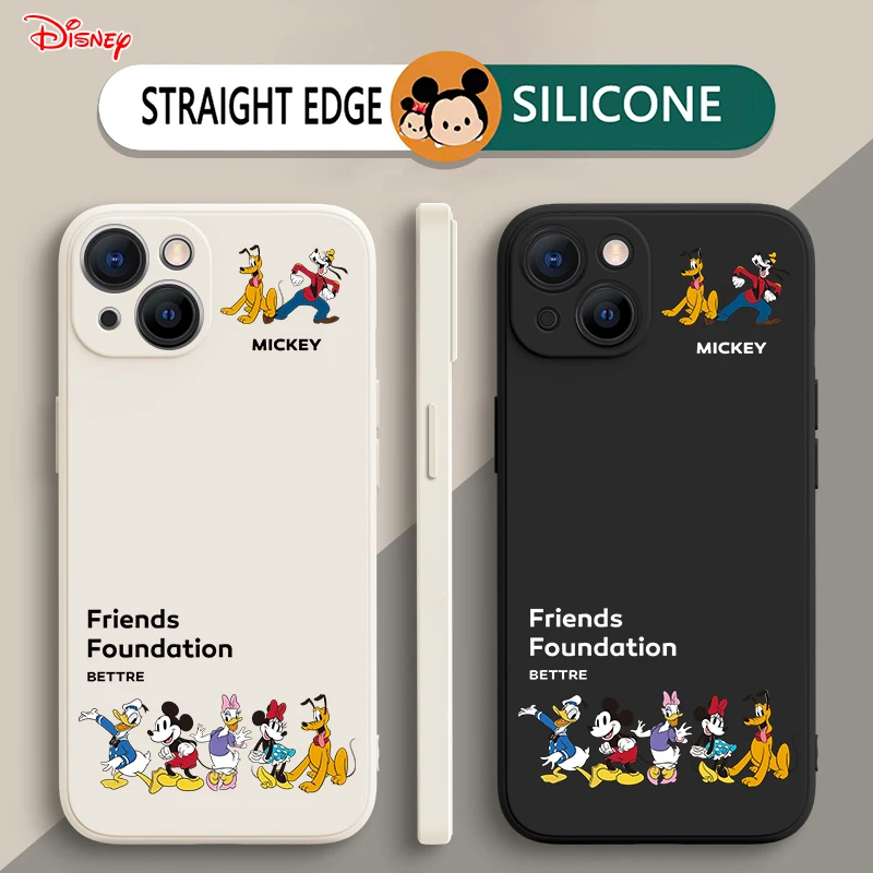 

Mickey Mouse Friends Phone Case For iPhone 13 Pro Max 11 12 Pro Max 12 13 Mini 6 7 8 Plus X XR XS MAX BANDAI Clear TPU Celular