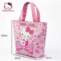 takara tomy hello kitty lunch box bag pu handbag lunch bag cartoon eco friendly shopping