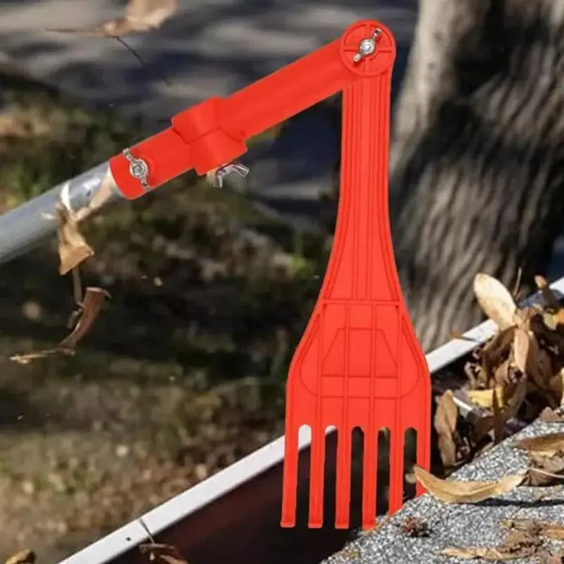 Грабли для чистки желобов инструмент домашнего желоба вращающаяся ручка