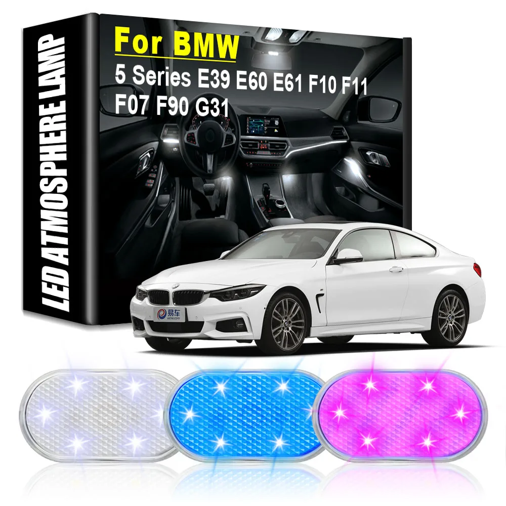 

Car LED Atmosphere Lights Car Rechargeable Touch Lamps Automotive Goods Gadgets for BMW 5 Series E39 E60 E61 F10 F11 F07 F90 G31