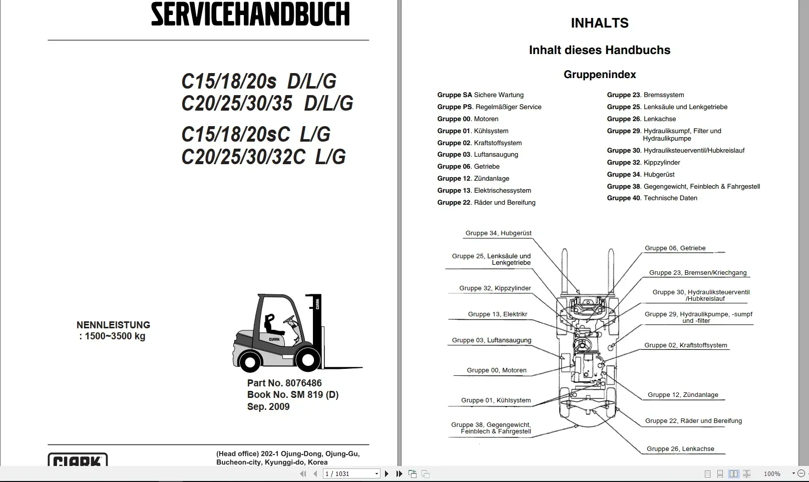TruckEPC3 Clark Forklift PDF 2022 10.22GB: Руководство по обслуживанию, инструкция для оператора и каталог запчастей на DVD (art.: 3920dbd14bf4b) - 3920dbd14bf4b