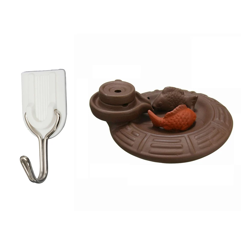 Настенный крючок для полотенец самоклеящаяся керамическая курильница с крючком