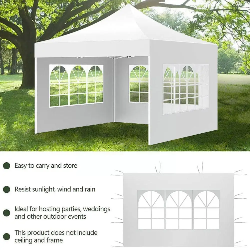 

Oxford Cloth Outdoor Portable Without Canopy Top Frame Shade 3*2m Tent Shelter Garden Waterproof Shelter Side Tents Rainpro M6Q9