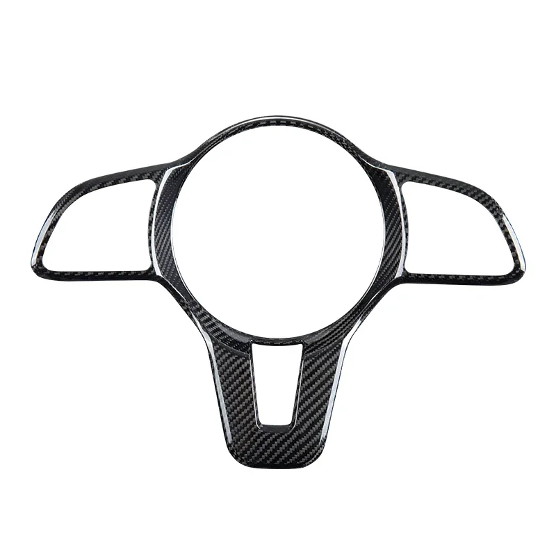 Накладка на руль из углеродного волокна наклейка для салона автомобиля