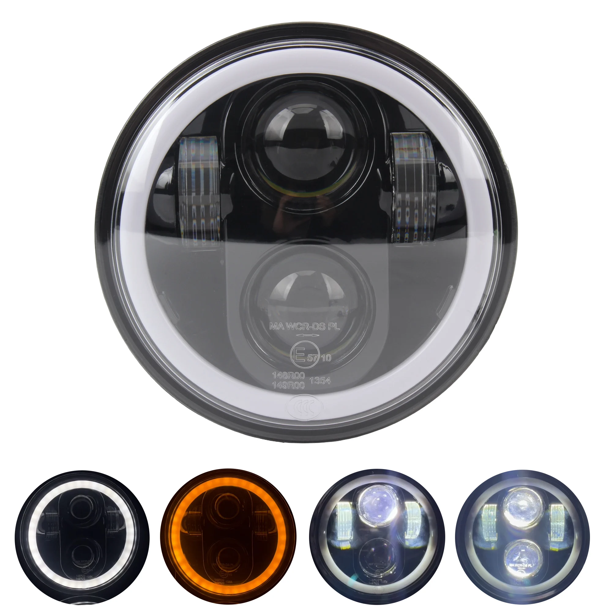 

Светодиодная Фара Для Мотоцикла С Креплением, Одобренная DOT E-Mark, Для Harley-Davidson Street Glide, Road King Special