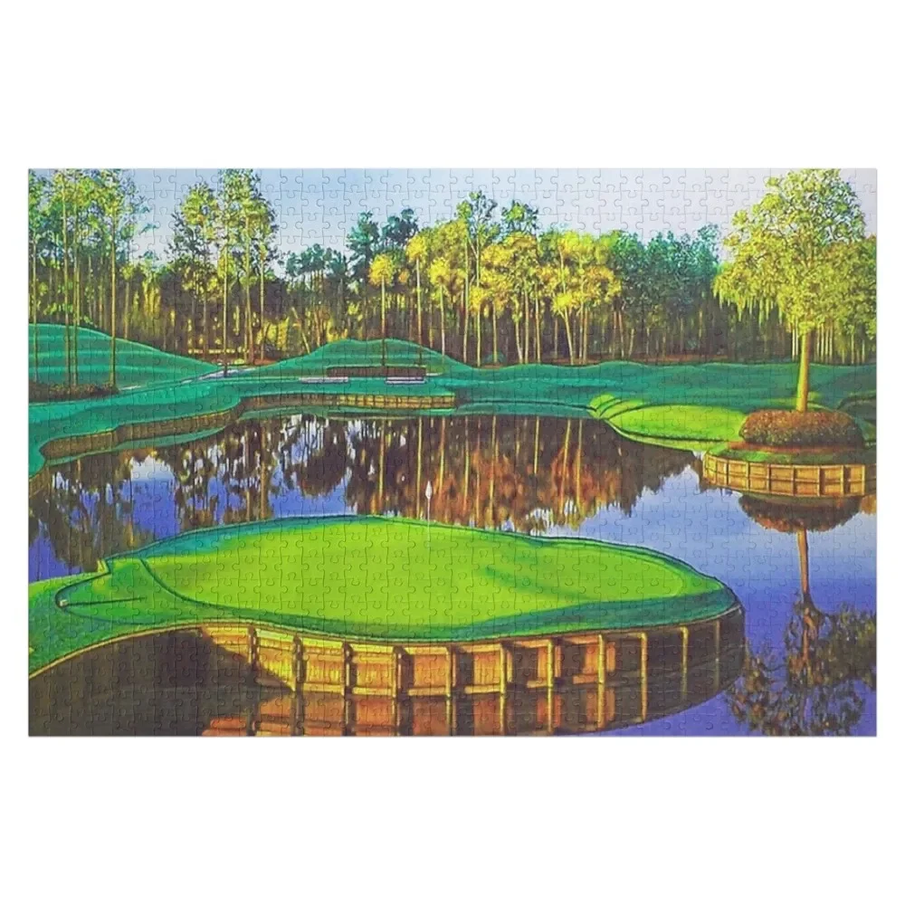 Пазл с 17 отверстиями на пильной траве из ТПК Woodens для взрослых