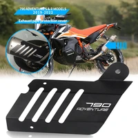 motorcycle exhaust pipe protection cover for 790 adventure s r models 790 adv 2019 2020 2021 2022 exhaust pipe crash protector