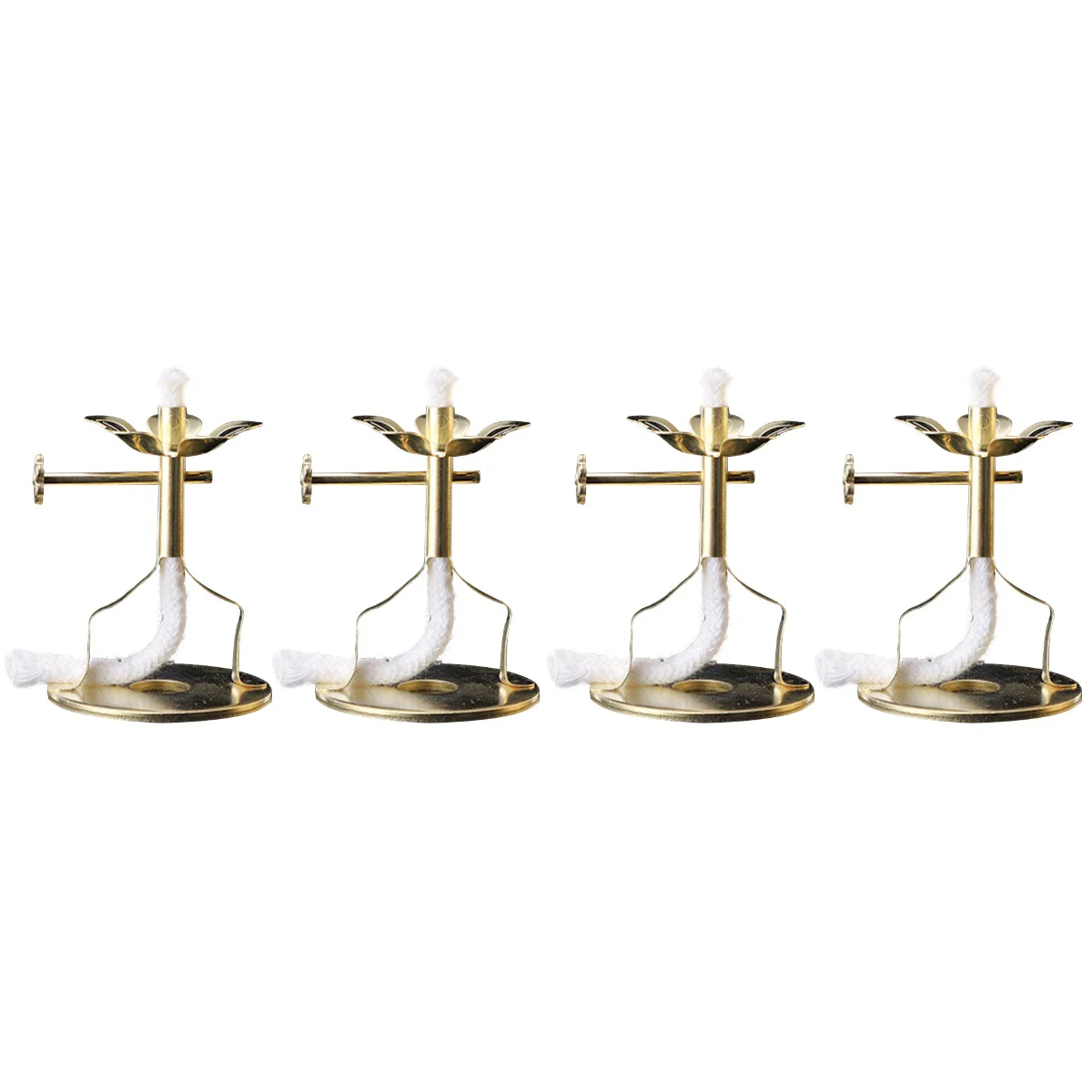 

Lamp Wick Holder Oil Butter Wickssupplies Floating Ghee Disc Burner Stand Altar