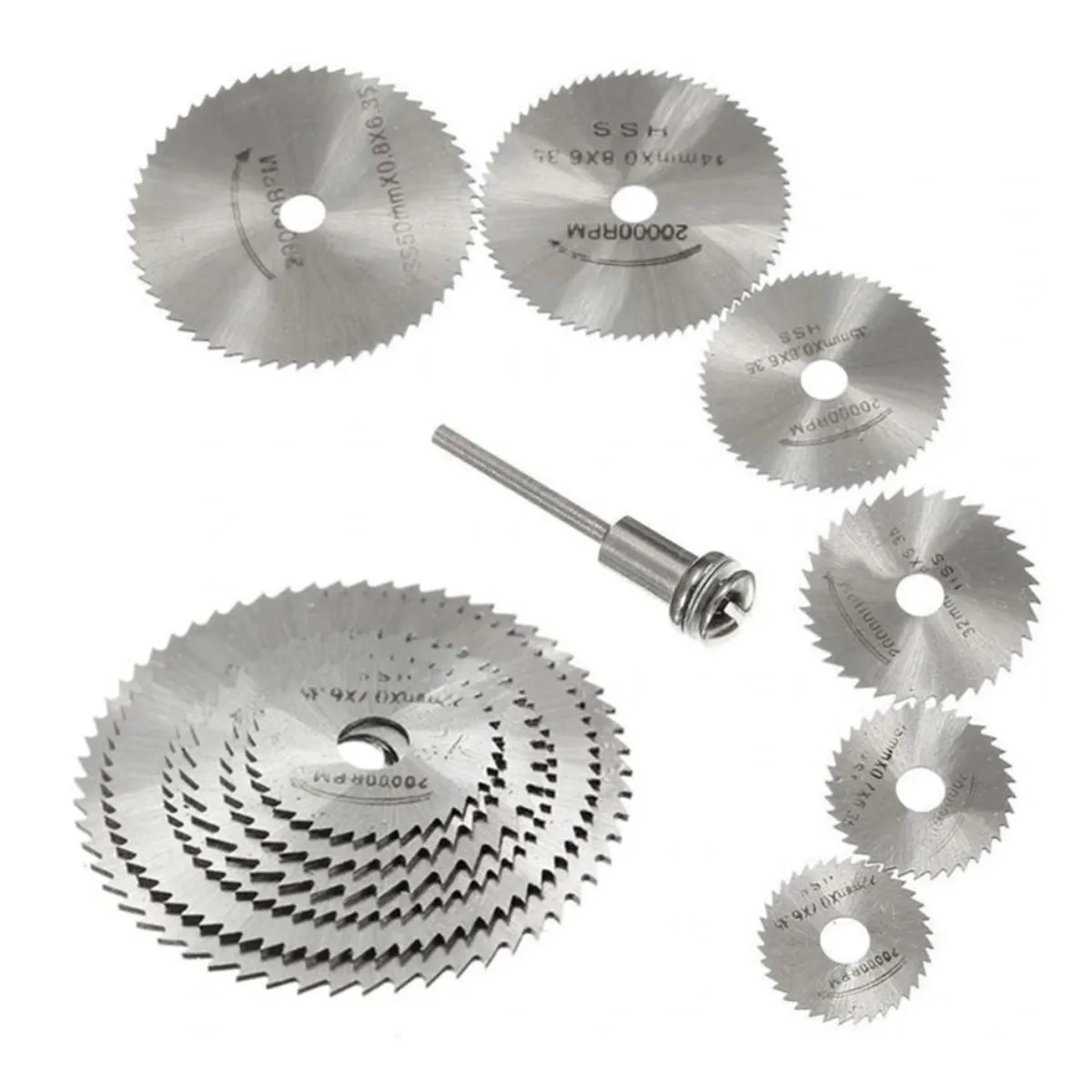 

Metal 6 Piece Mini Drill Bit Wood Cutting Round Steel Blade Disc Saw Set Kit Ergonomic Design Practical Products