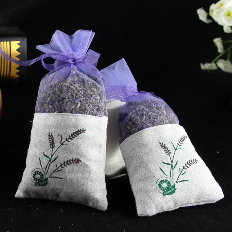 

Natural Lavender/Rose Sachet Aromatic Dried Flowers Bags for Living Room Drawer Pillow Car Office
