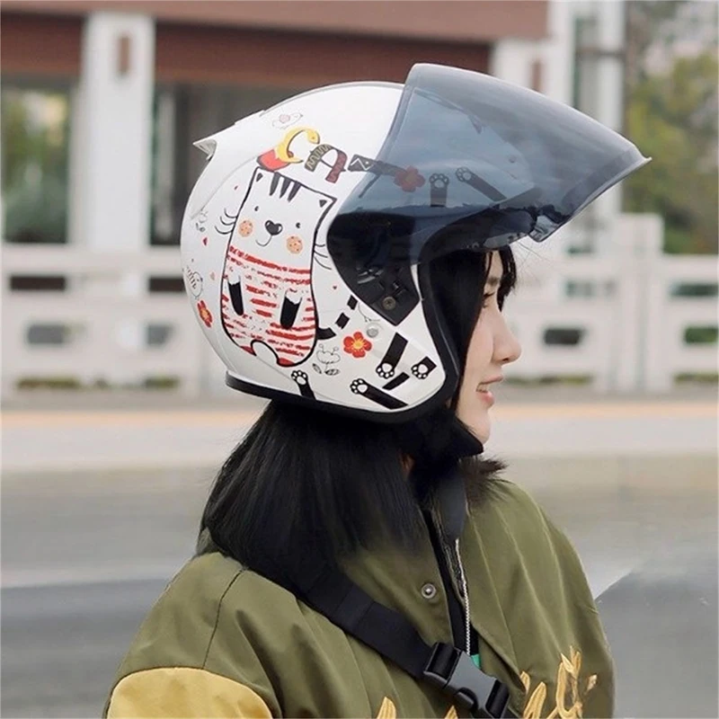 

Safety Motorcycle Helmets Open-face Helmet Scooter Bike Jet Kick Board Riding Free Shipping Helmets for Moto