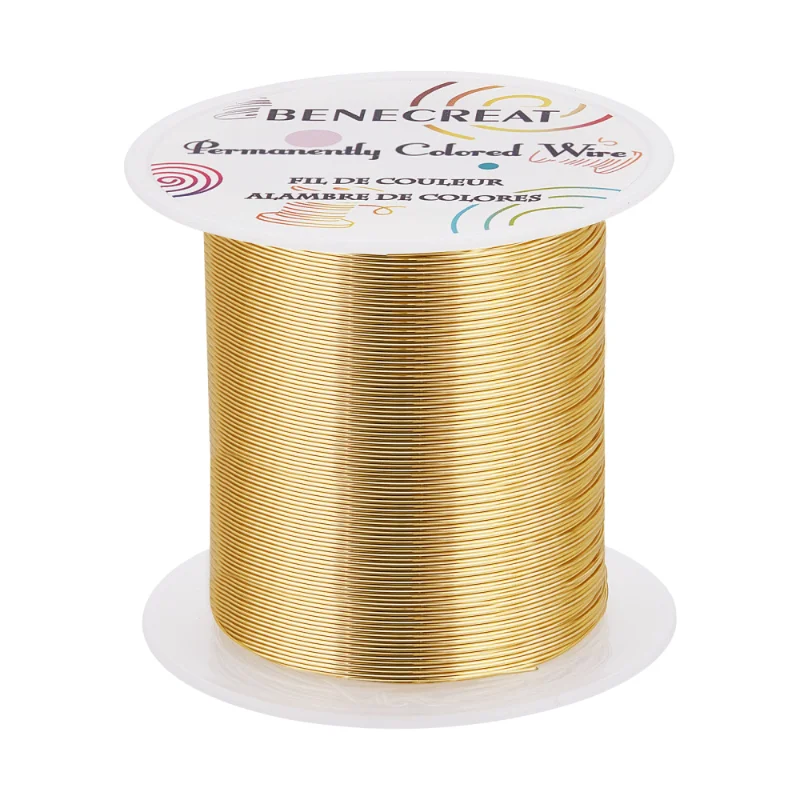 

0.5mm Colorfast Copper Wire 80 Meters Metal Tiger Tail Wire for DIY Necklace Earring Bangle Hairpins Jewelry Making Crafts Decor