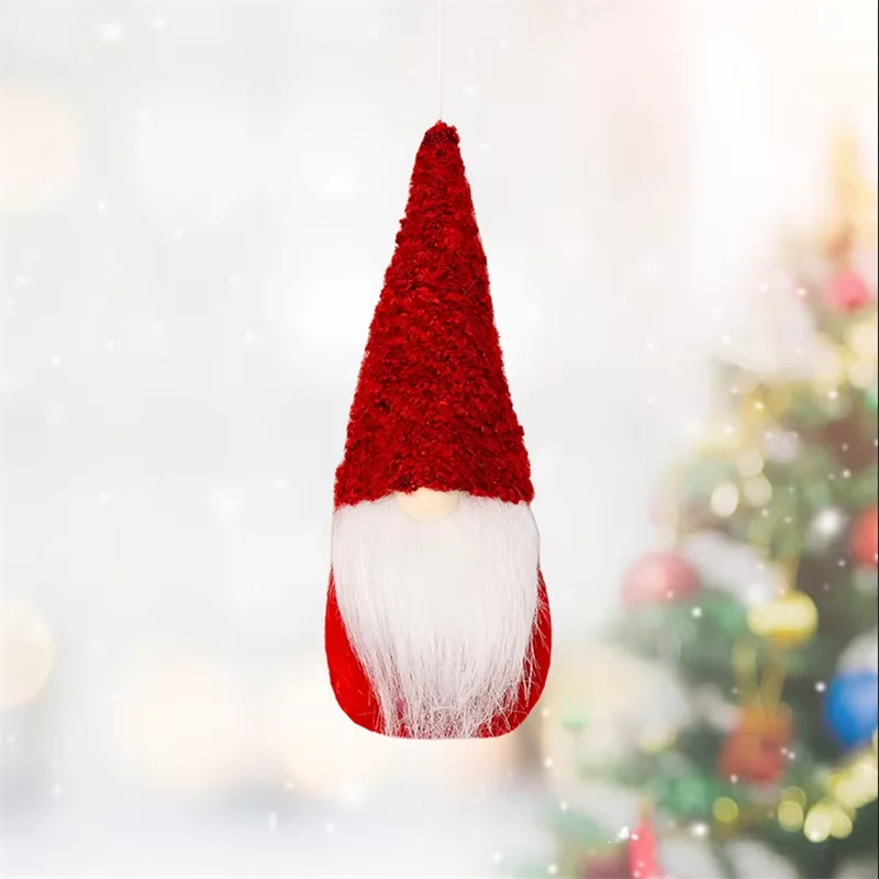 6 шт./партия куклы-подвески Дед Мороз