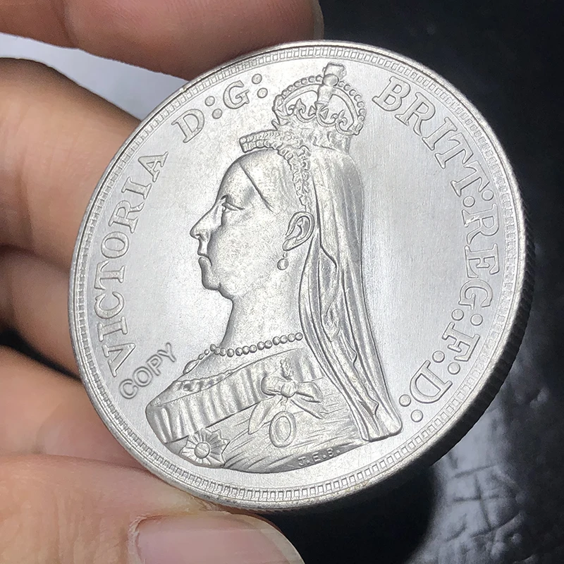 Коллекционная памятная монета UK 1887 Victoria Золотая/Серебряная/антикварная лошадь