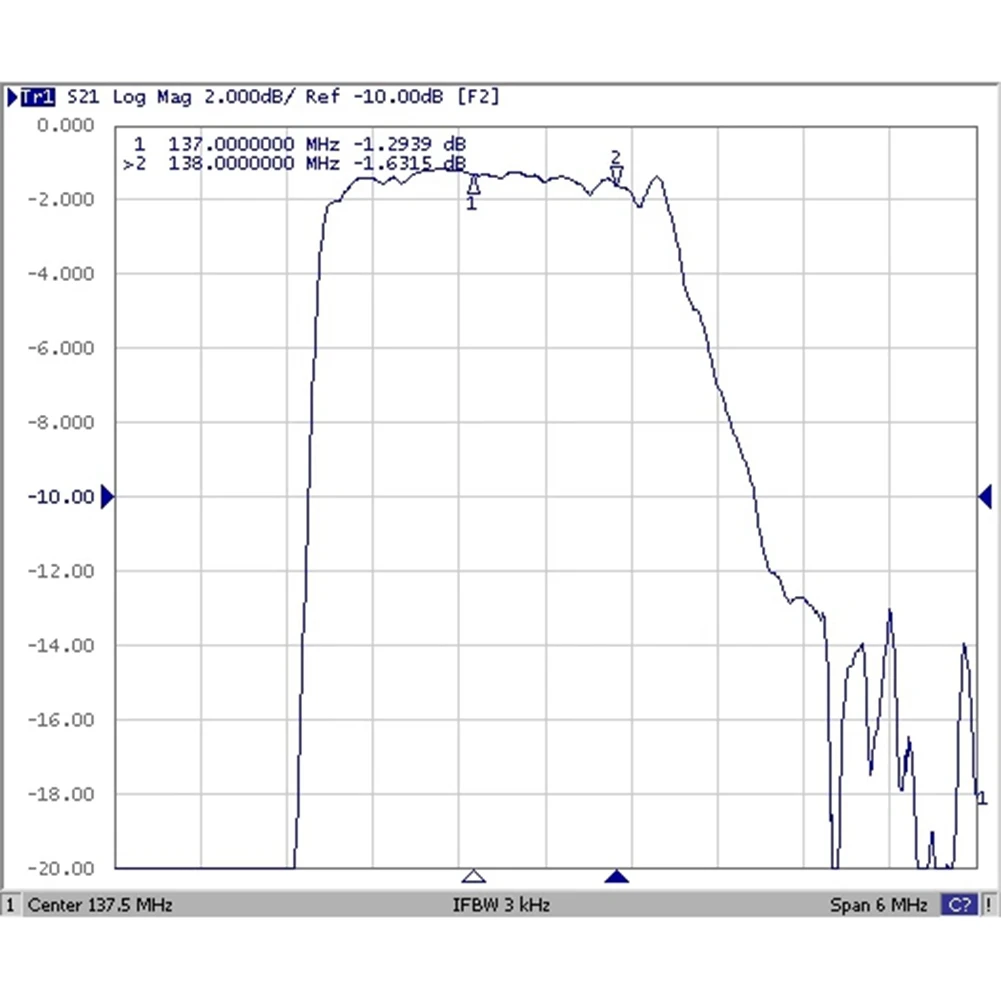 137 МГц SAW BPF Усилитель полосового фильтра сигнала 4 5-5 В