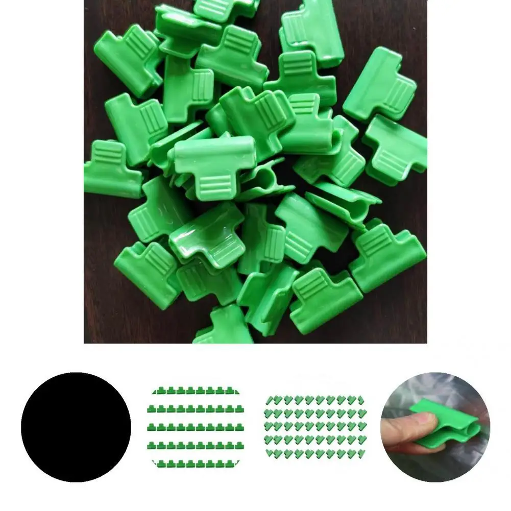 

Creative Garden Clip Long Lasting PP Glasshouse Frame Rod Fixing Clip Tube Clamp Greenhouse Clamp 50Pcs