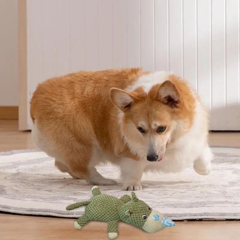 Игрушки-пищалки для собак милые щенки плюшевые животные Интерактивные