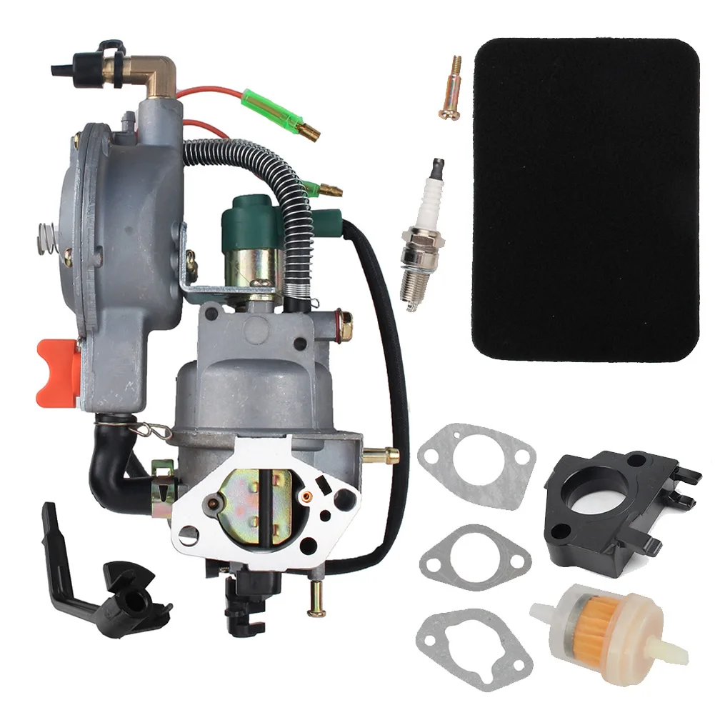 Carburetor Kit Suit For Gx420 Motor 15HP Engine Dual Fuel LPG Conversion Kit Auto Carburetor Garden Power Tool Accessories