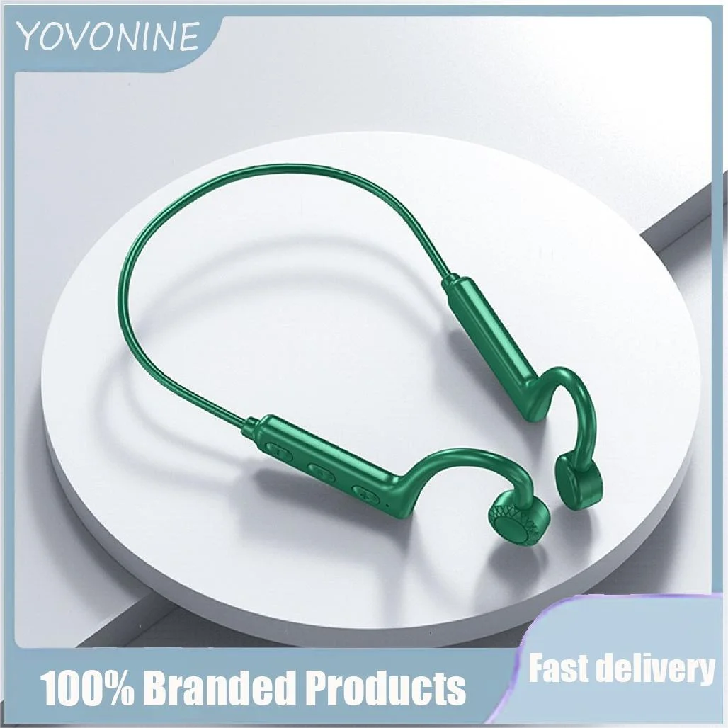 

YOVONINE Hot Sale Bone Conduction Wireless Earphones for Phones 5.2 Waterproof Sports Noise Cancelling Hands Free Headphones