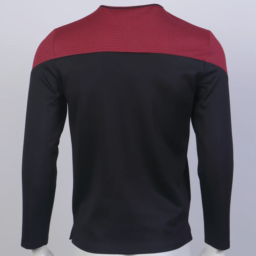 Star Picard 2 Trek Command красная униформа для косплея Звездный Флот Золотая голубая