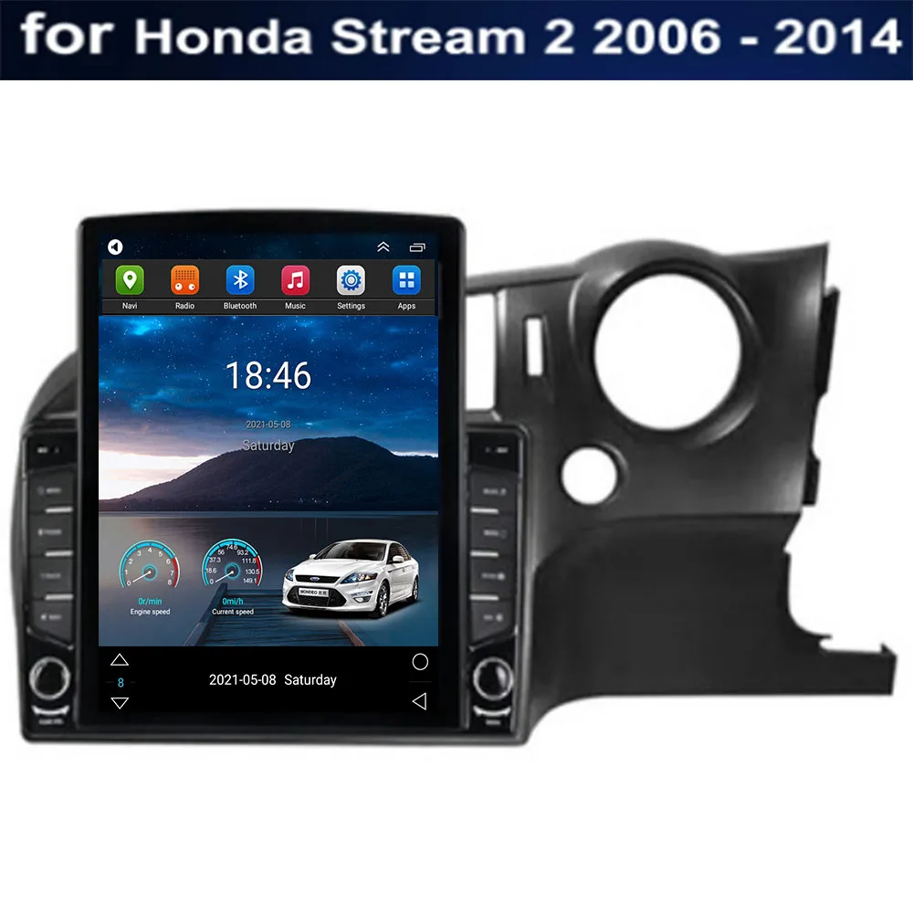 

9.7" Android 11 For Honda Stream 2 2006 2007 2008 2009-2014 RHD Tesla Type Car Radio Multimedia Video Player Navigation GPS