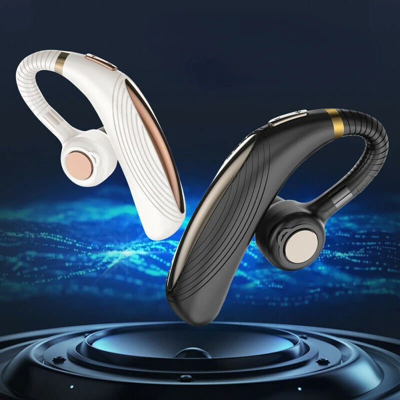 

Wireless Bluetooth-compatible Earphone Headset Headphones Earpiece Android Mobile Phone Hands-free 2.4GHZ Noise Reduction