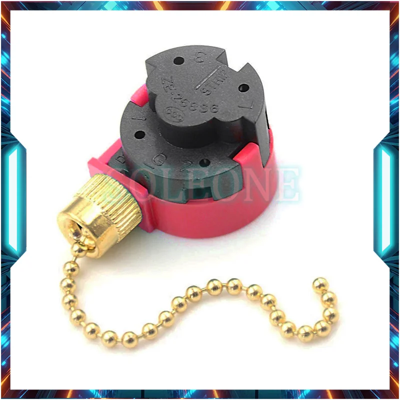 Настенный выключатель потолочного вентилятора для Zing Ear 3 скорости 4 провода