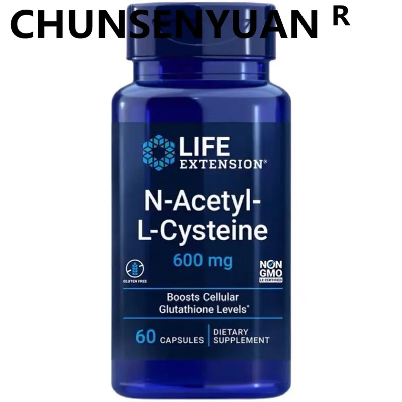

N-Acetyl-L-Cysteine Keeping Breathing sSmooth Has A Good Protective Effect On Respiratory Tract 600mg*60Capsules