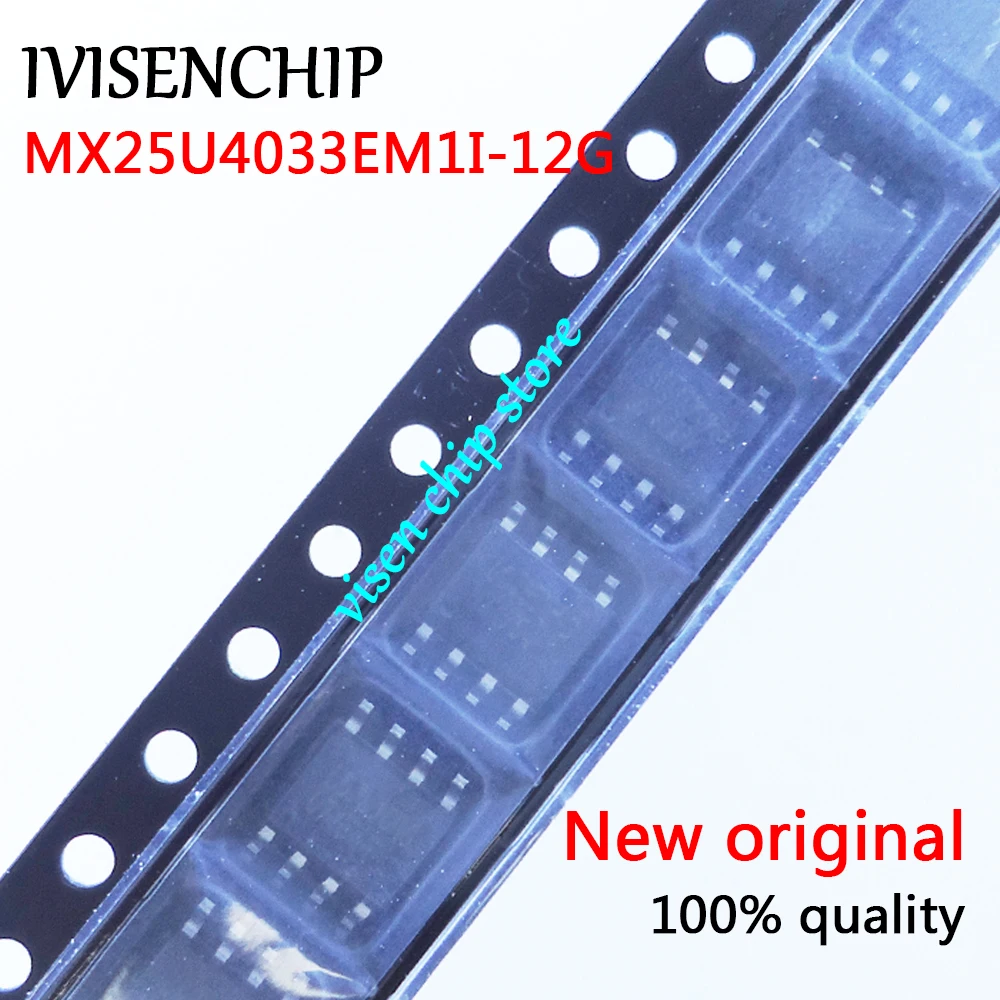 

5pcs MX25U4033EM1I-12G 25U4033EM1I-12G MX 25U4033E M1I-12G SOP-8