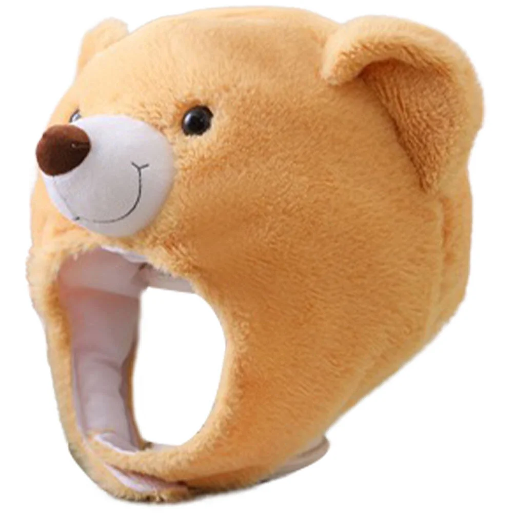 

Decorative Hat Cartoon Animals Prop Party Plush Bear Headwear Performance Cosplay