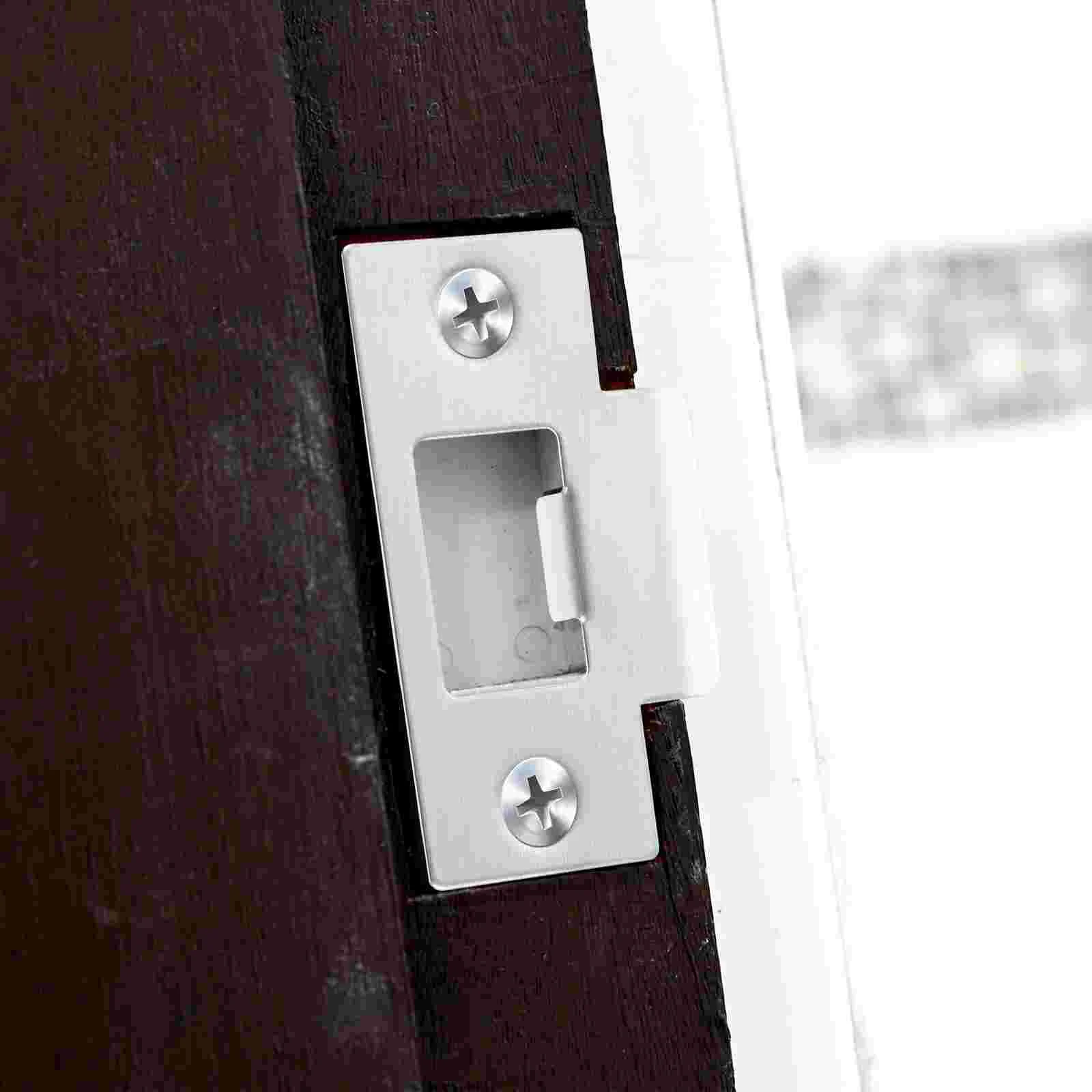 4 шт. пряжка с замком засов ударная пластина пластины из нержавеющей стали черная