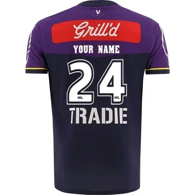Фото Джерси для регби Melbourne Storm Home 2024/25 1998/2023/24 MELBOURNE STORM MENS COMMEMORATIVE ANZAC TRAINING JERSEY размер S---5XL №2