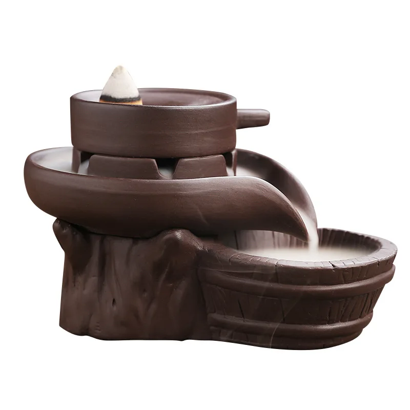 

Испаритель для благовоний и горелок, Декор для дома, держатель для благовоний дым, водопад, дзен, дистрибьютор запаха сада