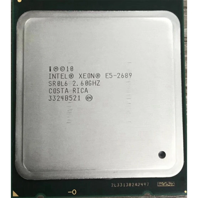 Для Xeon E5 2689 LGA 2011 115 Вт 2 6 ГГц 8 ядер 16 потоков ЦПУ процессор для настольного