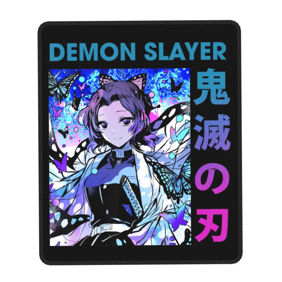 

Demon Slayer Kimetsu No Yaiba Gamer Mouse Mat Rubber Base Mousepad Office Laptop Computer PC Anime Manga Shinobu Kocho Mouse Pad