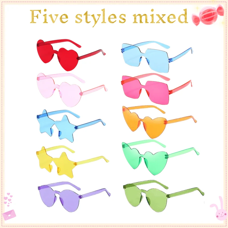 

Вечерние солнцезащитные очки в форме сердца