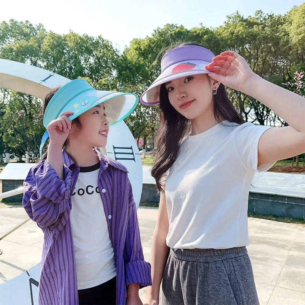 

Rechargeable With Fan Large Brim Cooling Sun Protection Kid Cap Fan Sunshade Hat Fan Cooling Hat Parent-Child Cap