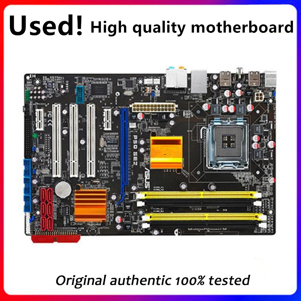 

For Asus P5Q SE2 Desktop Motherboard P45 Socket LGA 775 Q8200 Q8300 DDR2 Original Used Mainboard On Sale