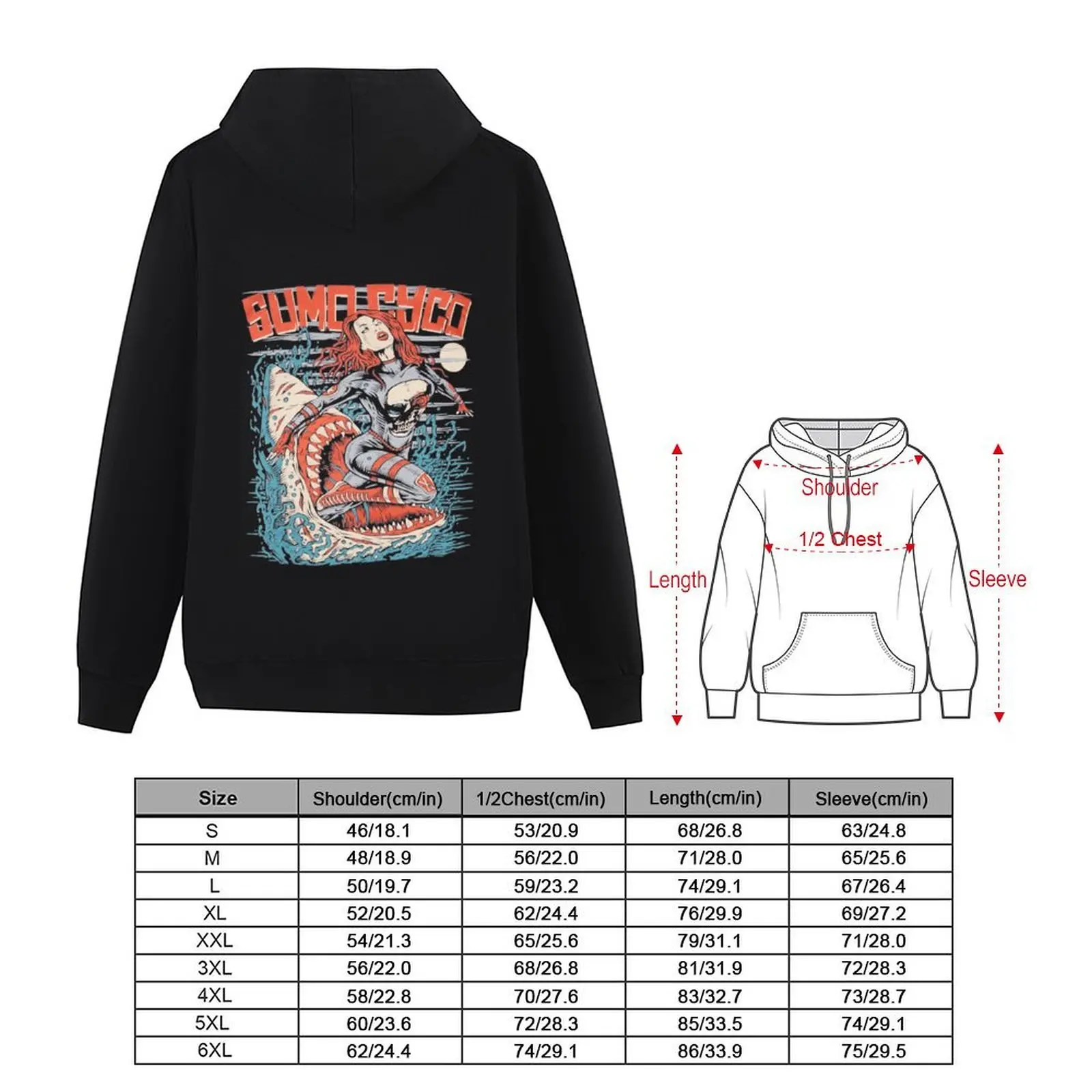 Фото Sumo cyco Толстовка мужская одежда осенняя куртка мужская аниме одежда эстетичная одежда спортивный костюм мужской №5