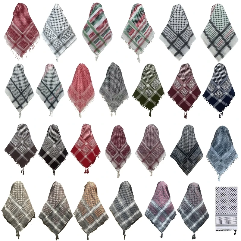 Арабский шемагский головной платок шарф Пустынный Пылезащитный Шаль Wrap