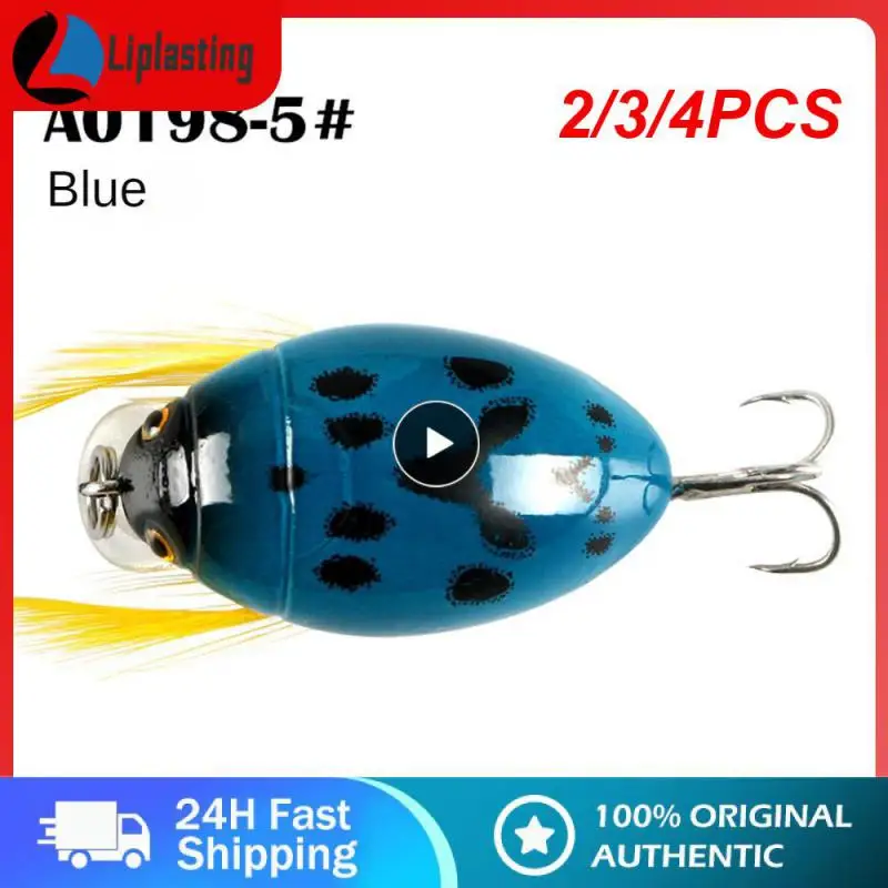

2/3/4PCS 3.8cm/4g Luya Bait Floating Water Minino With Blood Tank Hook Attractive Fishing Bait Fishing Tackle ABS Fishing Lures