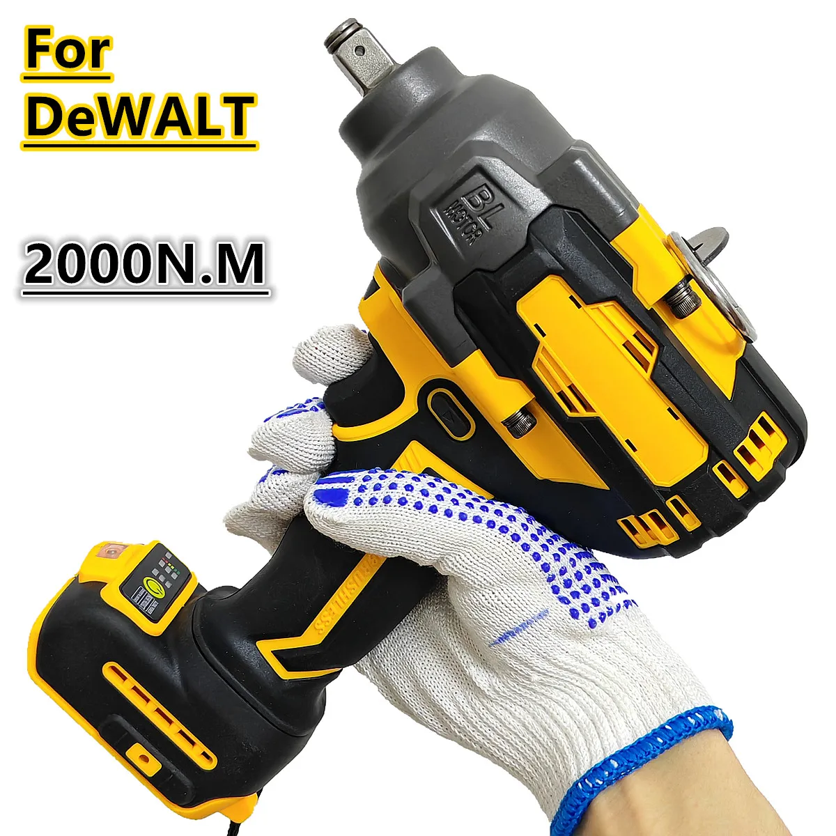 

Бесщеточный ударный гайковерт DeWALT 20В 18В 2000 Нм 1/2"