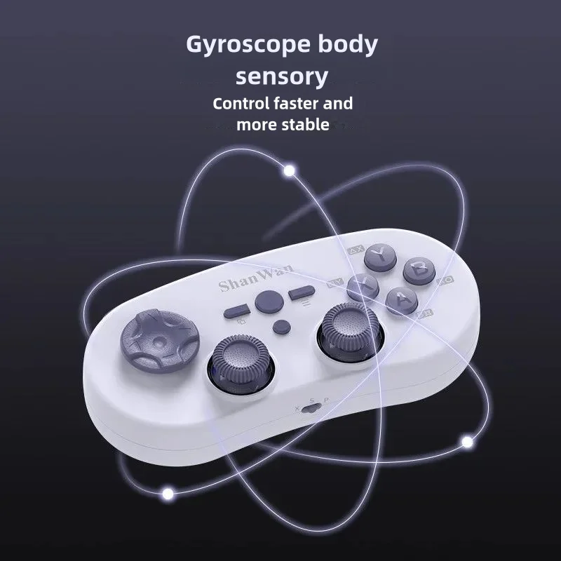 Shanwan 2025 мини-игровой контроллер Bluetooth Джойстик для переключателя OLED Playstation PS4 IOS