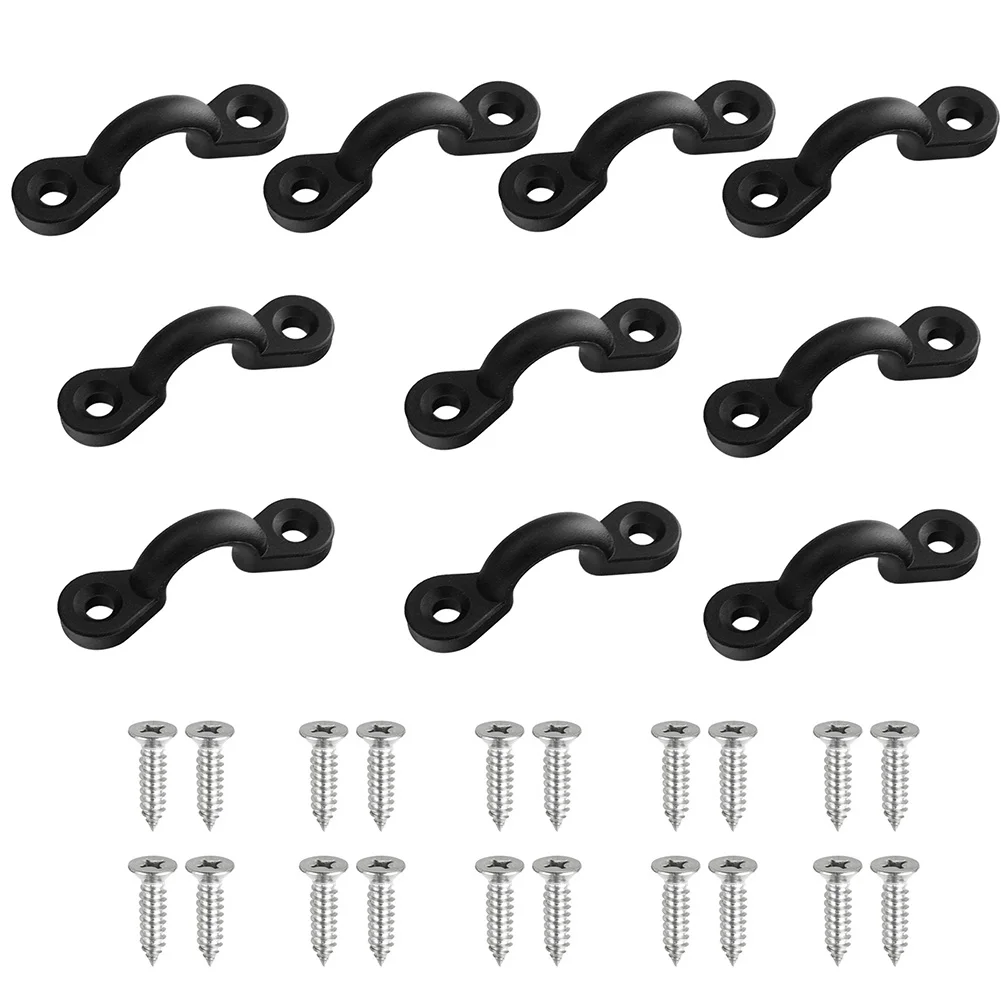 

10pcs Replacement Parts Kayak Handle Buckle C Shape Durable Deck Rope Marine Hardware Boat Accessories Easy Carry Lightweight