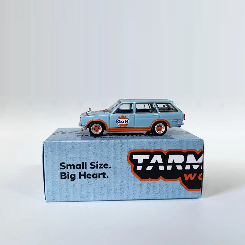 Модель автомобиля Tarmac Works 1:64 Datsun 510 Wagon литой автомобиль из сплава Bluebird - покрытие