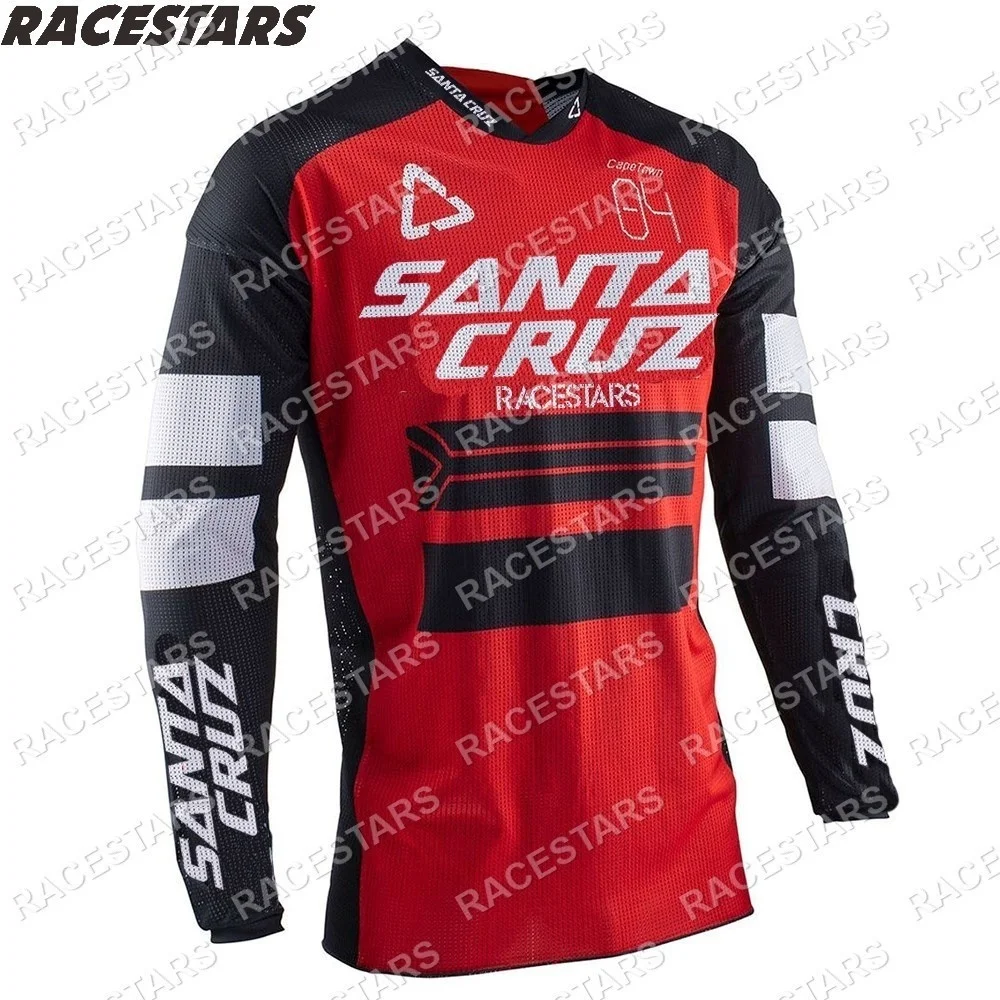 

SANTA CRUZ 2023 Men's Downhill Cycling Jersey Long Sleeve MTB DH Mountain Bike Shirts Offroad Motorcycle Jersey BMX Motocross