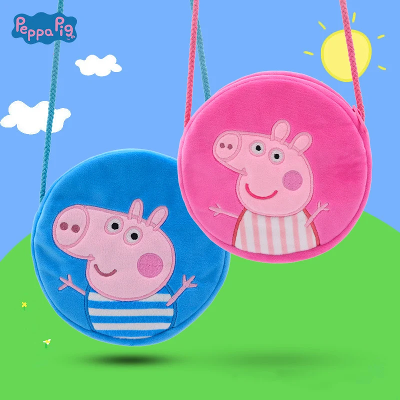 

16cm Hasbro Peppa Pig George Children's Toy Stuffed Plush Animal Pig Toys Pink Pig Cartoon Doll For Girl Children Gifts