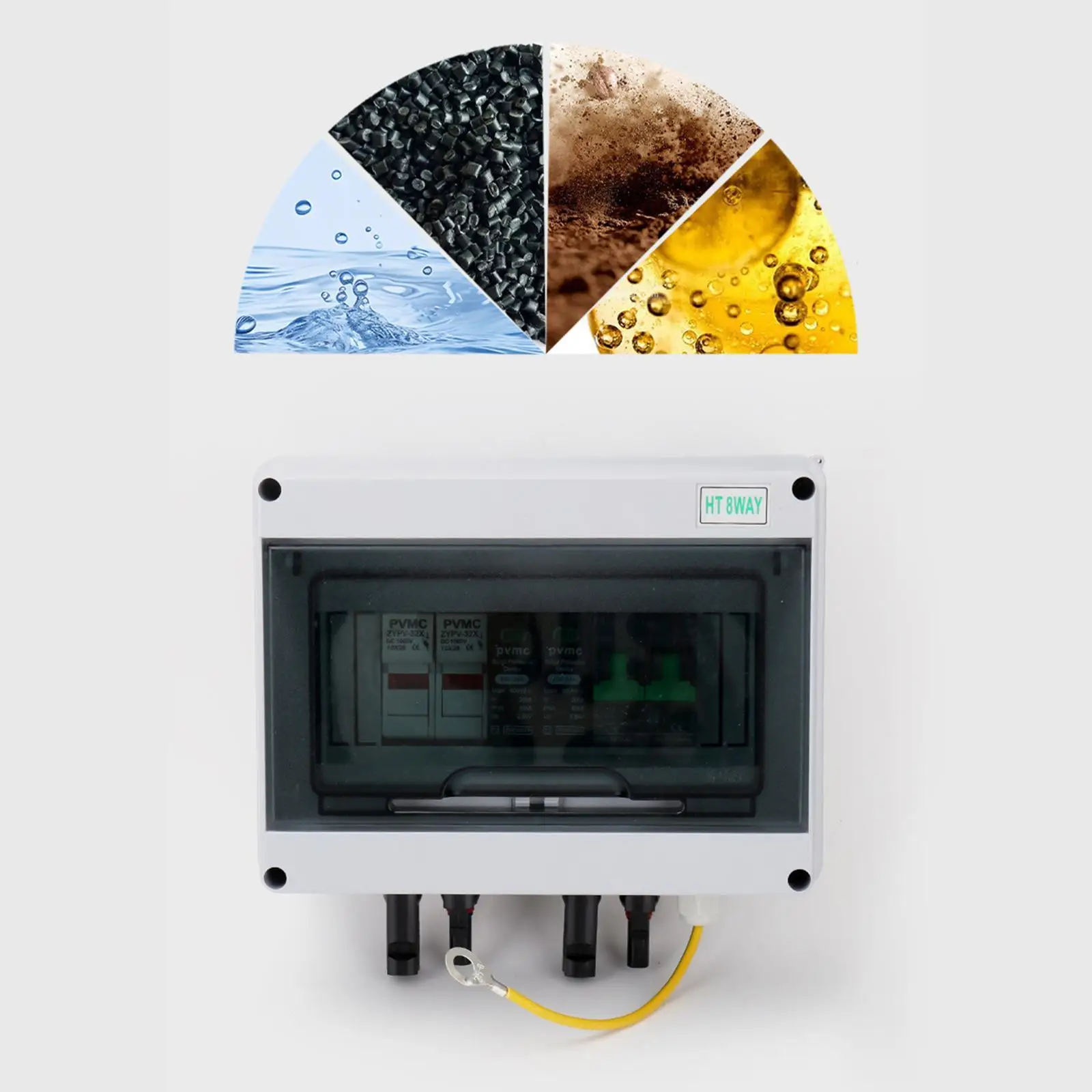 Солнечная объединительная коробка постоянного тока 1 в простая использовании