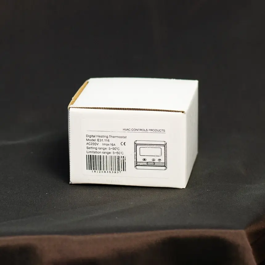 Терморегулятор RTC E31.116 для всех тёплых полов с 3х метровым датчиком 16А 3.6кВТ