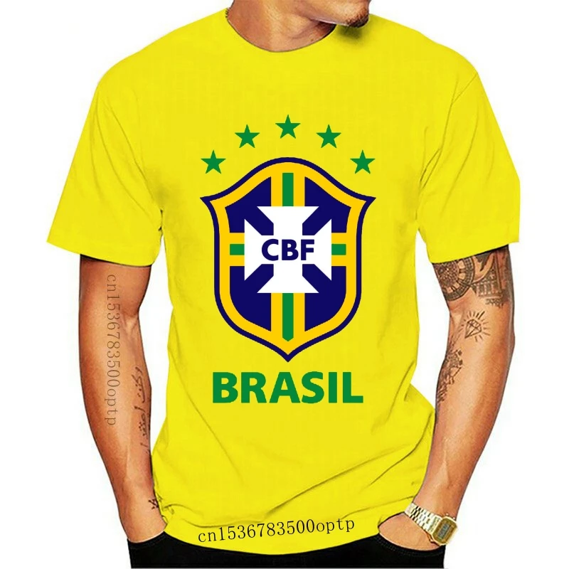

Camiseta de манга corta para hombre, camisa de Soccer de la leyenda de Brazil, Vestido de verano, a la moda, 2021